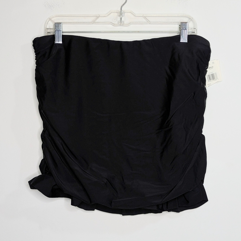 ✨3/$15 NWT Raisins Curve black skirt bikini bottom 16W